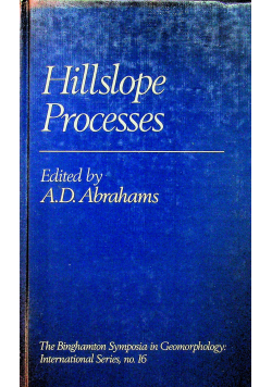 Hillslope Processes