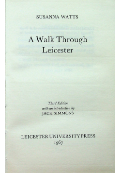 A Walk Through Leicester