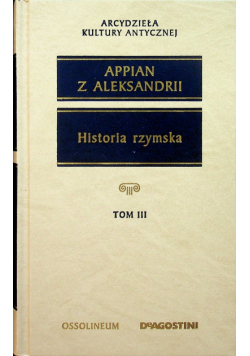 Historia rzymska Tom III