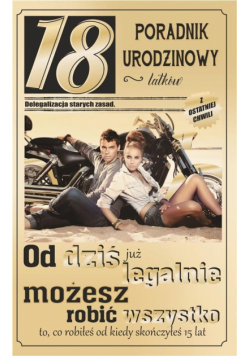 Kartka okolicznościowa Urodziny 18 U14