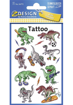 Tatuaże dla dzieci - Dinozaury