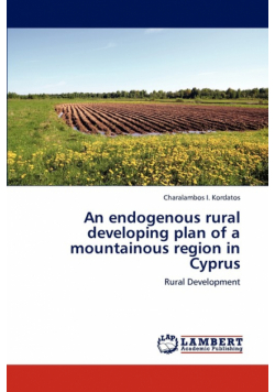 An Endogenous Rural Developing Plan of a Mountainous Region in Cyprus