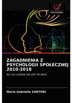 Zagadnienia Z Psychologii Społecznej 2010-2018