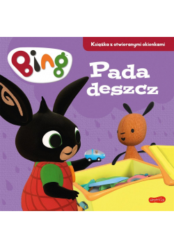 Bing. Pada deszcz. Książka z otwieranymi okienkami