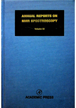 Annual reports on NMR Spectroscopy tom 32