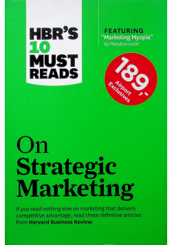 On Strategic Marketing