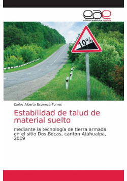 Estabilidad de talud de material suelto