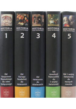 Historia życia prywatnego tom od 1 do 5