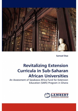 Revitalizing Extension Curricula in Sub-Saharan African Universities