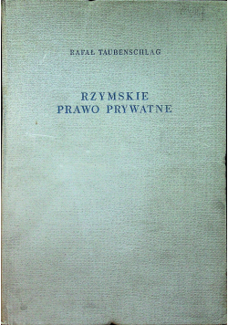 Rzymskie prawo prywatne