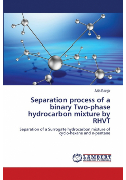 Separation process of a binary Two-phase hydrocarbon mixture by RHVT