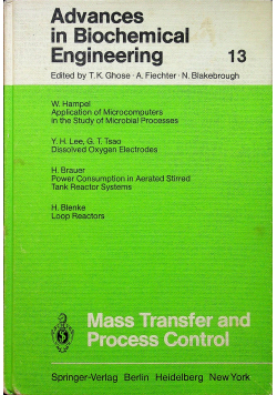 Advances in biochemical engineering tom 13
