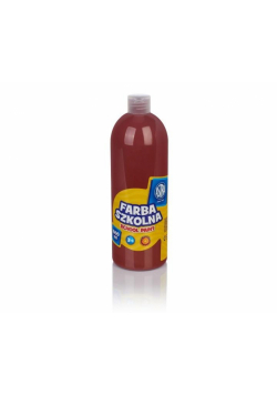 Farba szkolna brązowa 1000ml ASTRA