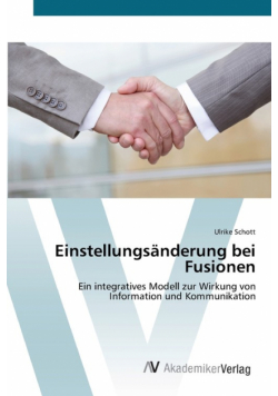 Einstellungsänderung bei Fusionen