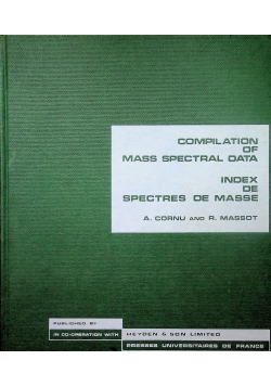 Complication of mass spectral data