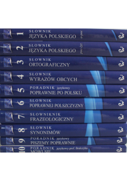 Akademia Języka Polskiego PWN tom I do X