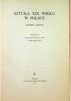 Sztuka XIX wieku w Polsce