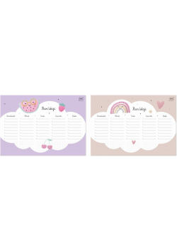 Plan lekcji A4 Glitter (10szt)