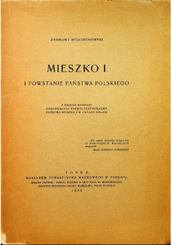 Mieszko I powstanie państwa polskiego 1936 r.