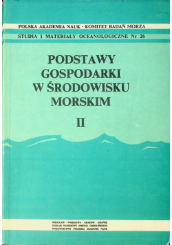 Podstawy Gospodarki w Środowisku Morskim II