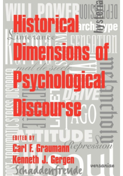 Historical Dimensions of Psychological Discourse