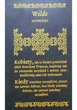 Wilde aforyzmy