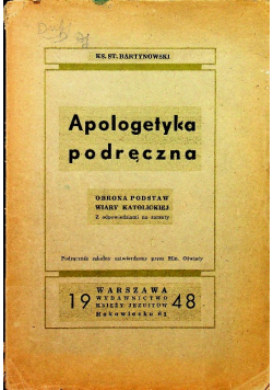 Apologetyka podręczna 1948 r.