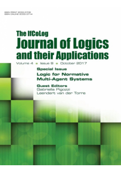 Ifcolog Journal of Logics and their Applications Volume 4, number 9. Logic for Normative Multi-Agent Systems