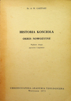 Historia kościoła Okres nowożytny