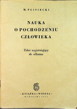 Nauka o Pochodzeniu Człowieka Tablice Poglądowe