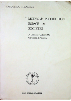Modes production esprace societes