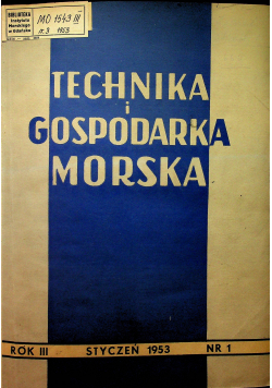 Technika i gospodarka morska 12 numerów