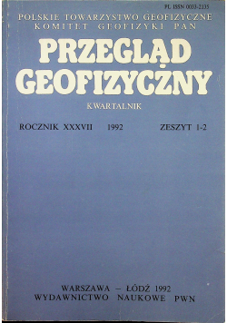 Przegląd geofizyczny nr 1 - 2