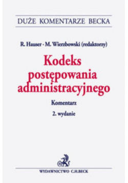 Kodeks postępowania administracyjnego Komentarz