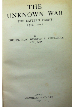 The unknown war 1941 r.