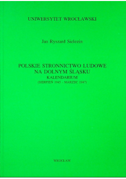 Polskie stronnictwo ludowe na Dolnym Śląsku
