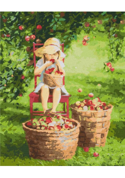 Malowanie po numerach - Jabłuszko 40x50cm