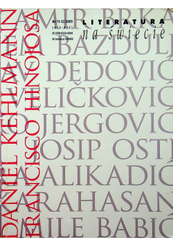 Literatura na świecie Nr 11 do 12