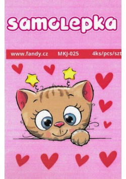Naklejki papierowe Mini Kotek