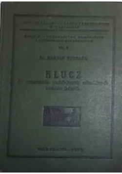 Klucz do oznaczania ważniejszych szkodliwych 1935 r