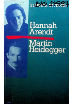 Hannah Arendt Martin Heidegger