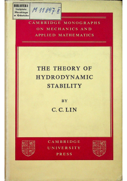 The theory of hydrodynamic stability
