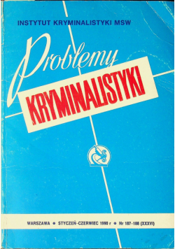 Problemy kryminalistyki