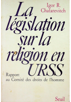 La legislation sur la religion en URSS