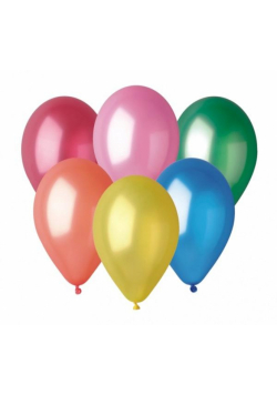 Balony GM110 metal różnokolorowe 30cm 100szt.