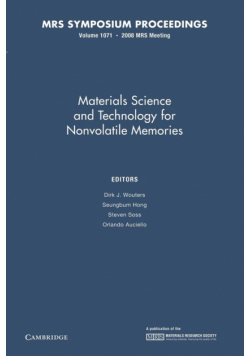 Materials Science and Technology for Nonvolatile Memories