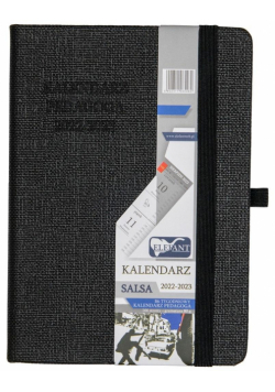 Kalendarz 2022/23 B6 tyg. Salsa czarny ELEFANT
