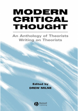 Modern Critical Thought