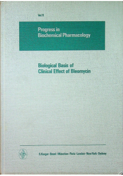 Progress in Biochemical Pharmacology