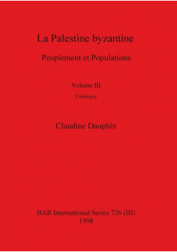 La Palestine byzantine, Volume III